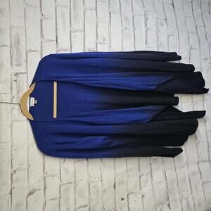 Avenue Blue and Black Ombre Sweater